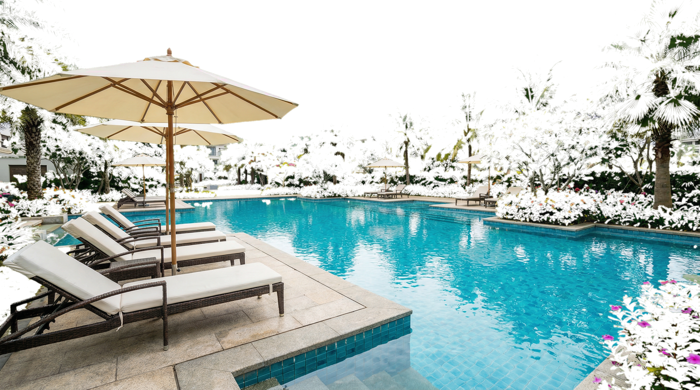 Griffith Lakes resort-style pool background pattern